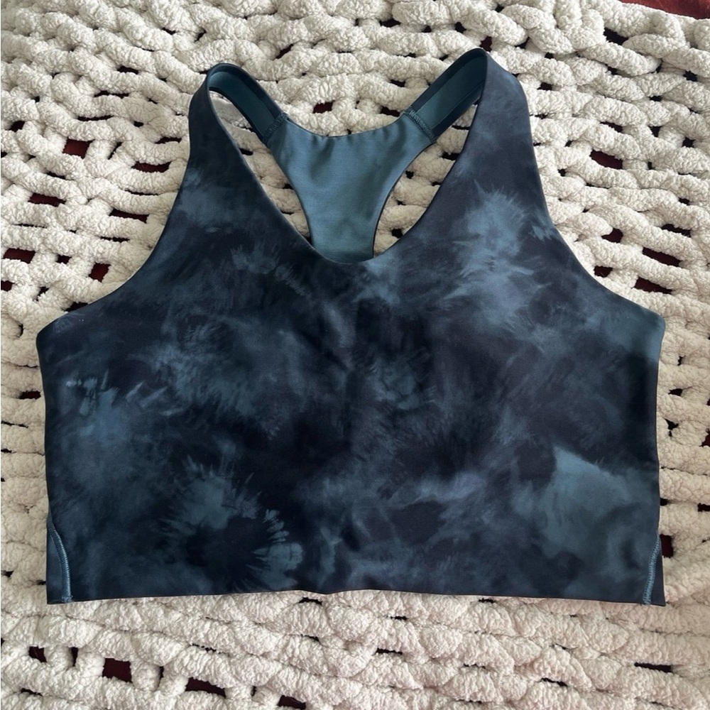 Printed Longline Medium Impact Sports Bra